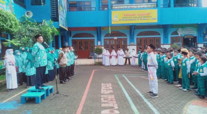 Apel Pagi Hardiknas sekaligus Halalbihalal di SDM Limas