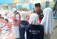 Wartawan Cilik Limas Liput Friday Charity for Palestine