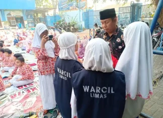 Wartawan Cilik Limas Liput Friday Charity for Palestine