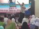 Ferry Yudi Antonis Saputra MPdI menyerukan stop genosida di Gaza bersama peserta Malam Bina Iman dan Taqwa (Mabit) SDM Limas.