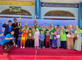 Juara Umum LIC SD Muhammadiyah 15 Surabaya (SDM Limas) Tahun 2024 yang diraih KB-RA Perwanida Surabaya.