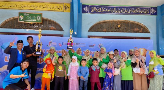 Juara Umum LIC SD Muhammadiyah 15 Surabaya (SDM Limas) Tahun 2024 yang diraih KB-RA Perwanida Surabaya.