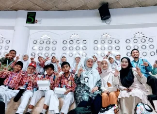 Kontingen SD Muhammadiyah 15 Surabaya (SDM Limas) Saat Mengikuti ME AWARDS 2024 di DOM Universitas Muhammadiyah Malang