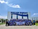 Suasana pose bersama peserta Pembelajaran Luar Kelas (PLK) kelas 6 SD Muhammadiyah 15 Surabaya (SDM Limas) di Pocari Sweat Pandaan, Pasuruan, Jawa Timur. (Ali/PWMU.CO)