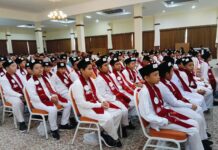 Suasana Imtihan ke-XII dan Tasmi Tahfid ke-IV SD Muhammadiyah 15 Surabaya (SDM Limas) di ruang BBPMP Jawa Timur.