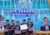 Tim Kabaddi SD Muhammadiyah 15 Surabaya (SDM Limas) menerima penghargaan Juara 3 Piala Walikota Surabaya 2025. (Ali/KLIKMU.CO)