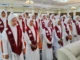 Suasana Peserta Imtihan ke-XII Dan Tasmi’ Tahfid ke-IV SD Muhammadiyah 15 Surabaya (SDM Limas) di Ruang BBPMP Jawa Timur (Ali/PWMU.CO)