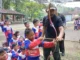 Siswa SDM Limas saat outbound di Lembah Pandawa (Ali Shodiqin/PWMU.CO)