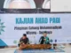 Wakil Ketua Pimpinan Daerah Muhammadiyah kota Surabaya HM Jemadi MA MPd saat menyampaikan materi di Kajian Ahad Pagi PCM Wiyung. (foto: ali shodiqin)