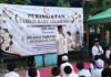 Kepsek SDM Limas Mationo MA saat memberikan pencerahan peringatan Hari Besar Islam 1 Muharram 1448 Hijriah. ( foto: ali shodiqin )