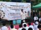 Kepsek SDM Limas Mationo MA saat memberikan pencerahan peringatan Hari Besar Islam 1 Muharram 1448 Hijriah. ( foto: ali shodiqin )