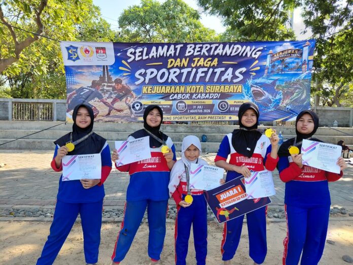 Tim Kabaddi SDM Limas Sabet Juara 1 dan 3 Sekaligus