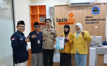 SDM Limas Salurkan Donasi Korban Bencana NTT lewat Lazismu Surabaya