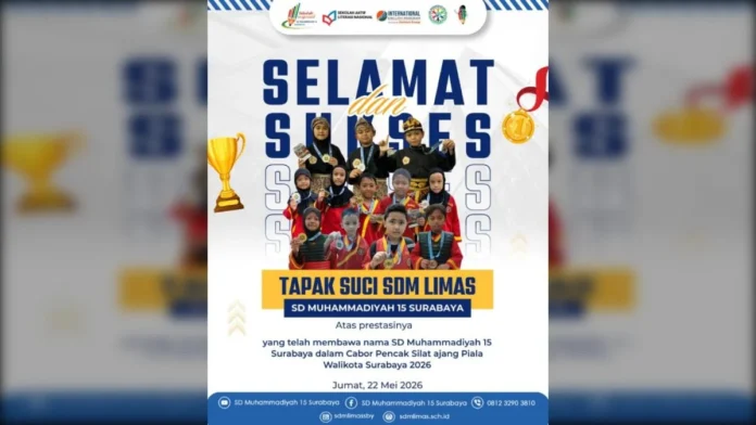 Tapak Suci SDM Limas Raih 12 Medali di Piala Wali Kota Surabaya 2026 Tapak Suci SDM Limas Raih 12 Medali di Piala Wali Kota Surabaya 2026